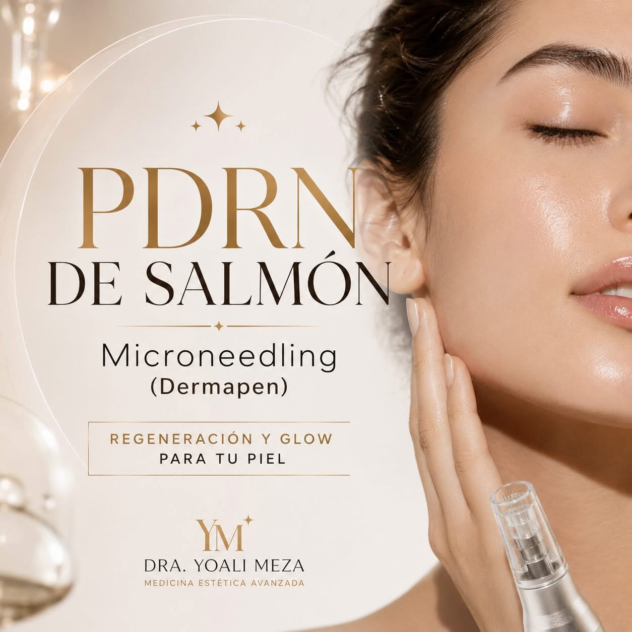 PDRN de salmón con microneedling Dermapen